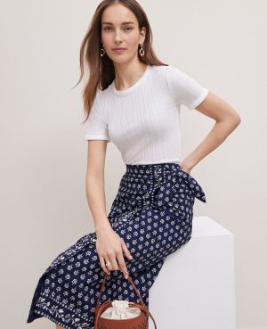 Weekend Collection Petaled Sarong Skirt