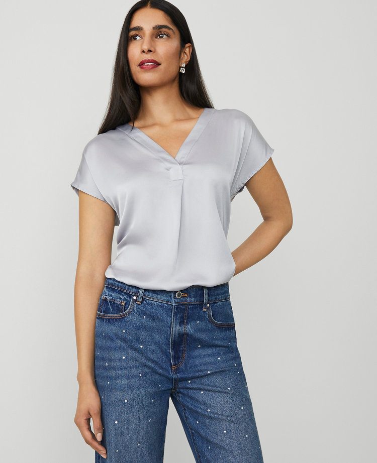 Pleat Front Top
