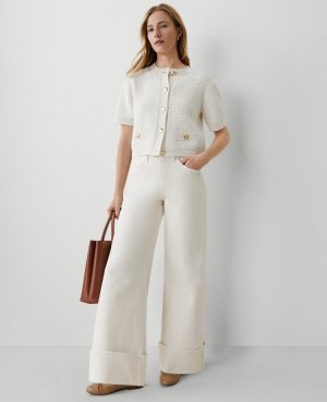 The Petite Cuffed Palazzo Jean
