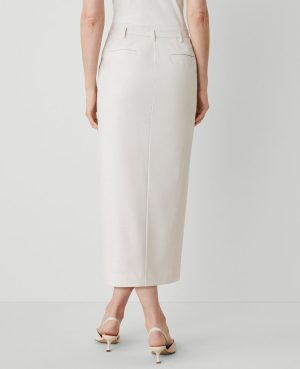The Petite Trouser Column Midi Skirt