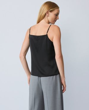 Lace Trim V-Neck Tank Top