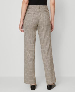 The Straight Pant in Plaid &mdash; Curvy Fit