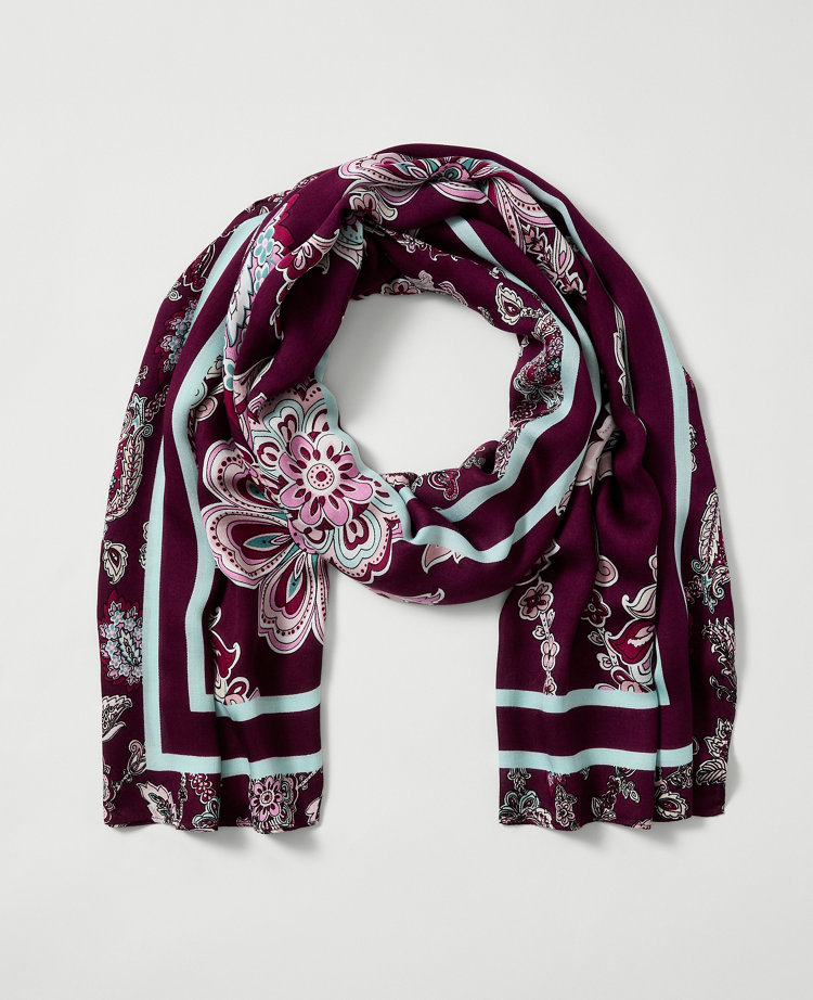 Paisley Silk Scarf