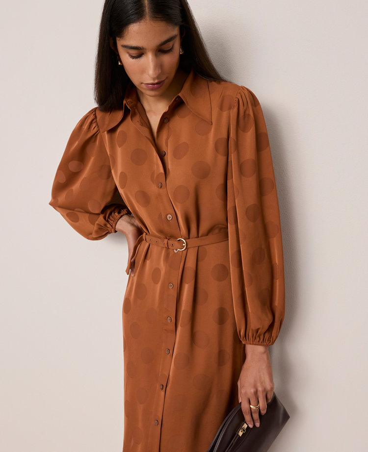 Belted Midi Shirtdress