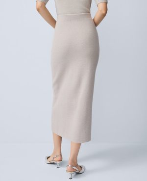 Petite Embellished Sweater Skirt