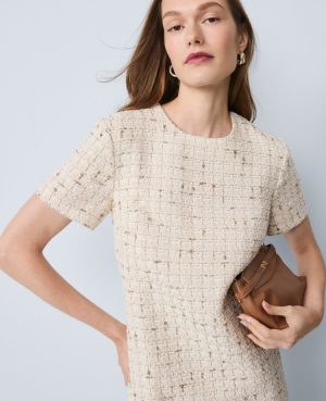 Tweed Shift Dress