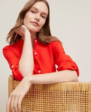 Petite Relaxed Linen Perfect Shirt