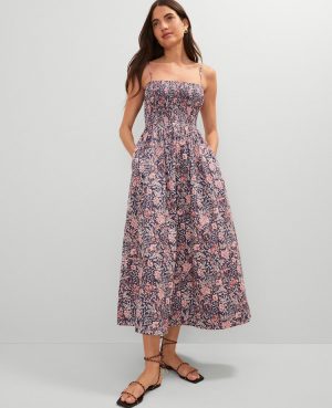 Petite Weekend Collection Floral Flare Dress