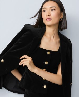 Velvet Square Neck Vest