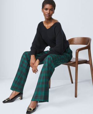 The Straight Trouser in Plaid