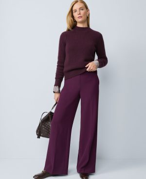 The Wide-Leg Pant in Fluid Crepe