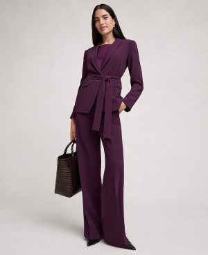 The Wide-Leg Pant in Fluid Crepe