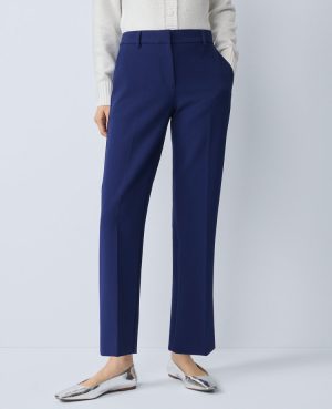 The Petite Eva Ankle Pant in Doubleweave &mdash;&nbsp;Curvy Fit