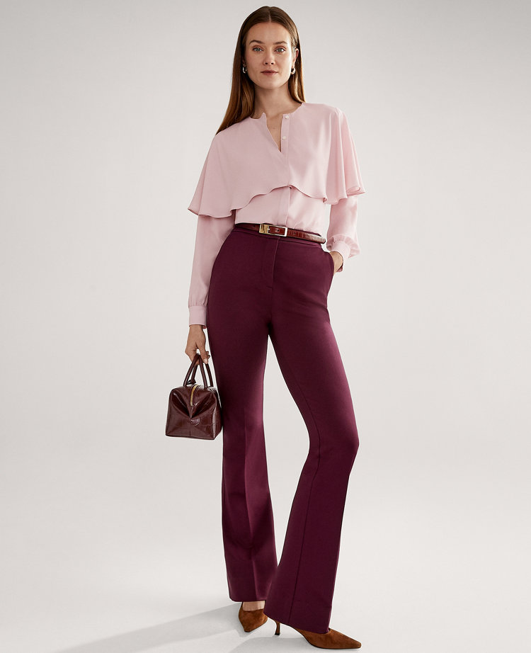 The Skinny Flare Pant in Ponte