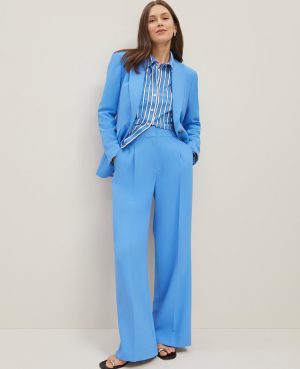 The Tall Wide-Leg Pant in Fluid Crepe