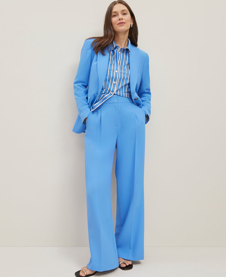 The Tall Wide-Leg Pant in Fluid Crepe