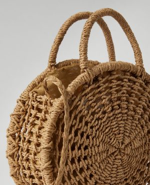 Weekend Collection Raffia Crossbody Bag