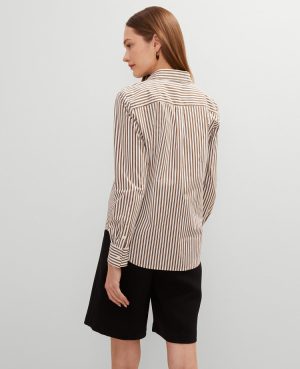 Petite Striped Relaxed Perfect Shirt