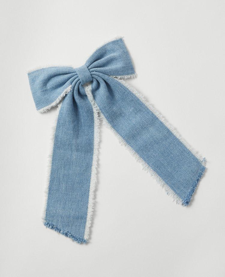 Weekend Collection Denim Bow Barrette
