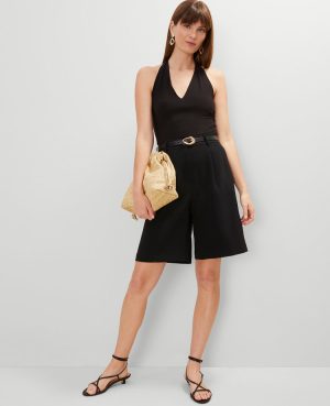 Petite Pleated Long Short