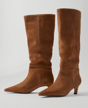 Suede Tall Boot