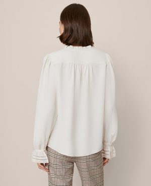 Ruffle Neck Blouse