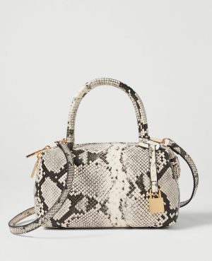 Snake Print Mini Crossbody Bag