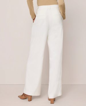 The Side Button Wide-Leg Pant