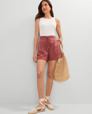 Weekend Collection Belted Short