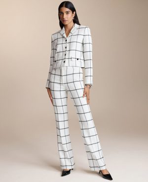 The Slim Flare Trouser In Windowpane