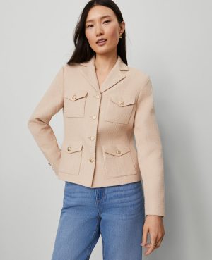 The Military Blazer Jacket in Tweed