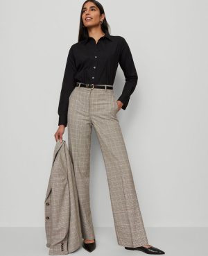 The Flare Trouser in Plaid
