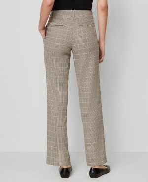 The Straight Pant in Plaid