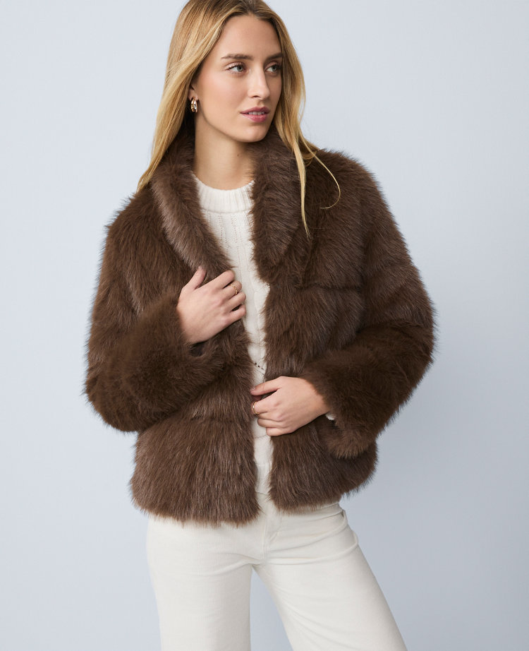 Weekend Collection Faux Fur Short Jacket