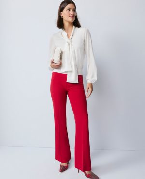 The Flare Trouser in Fluid Crepe