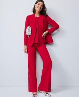 The Flare Trouser in Fluid Crepe