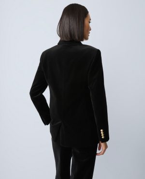 The Petite Crosby Blazer in Velvet