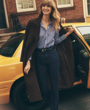 Studio Collection Suede Trench Coat