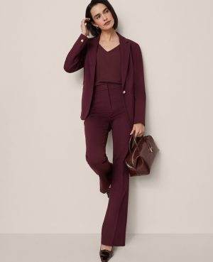 The One-Button Blazer in Ponte